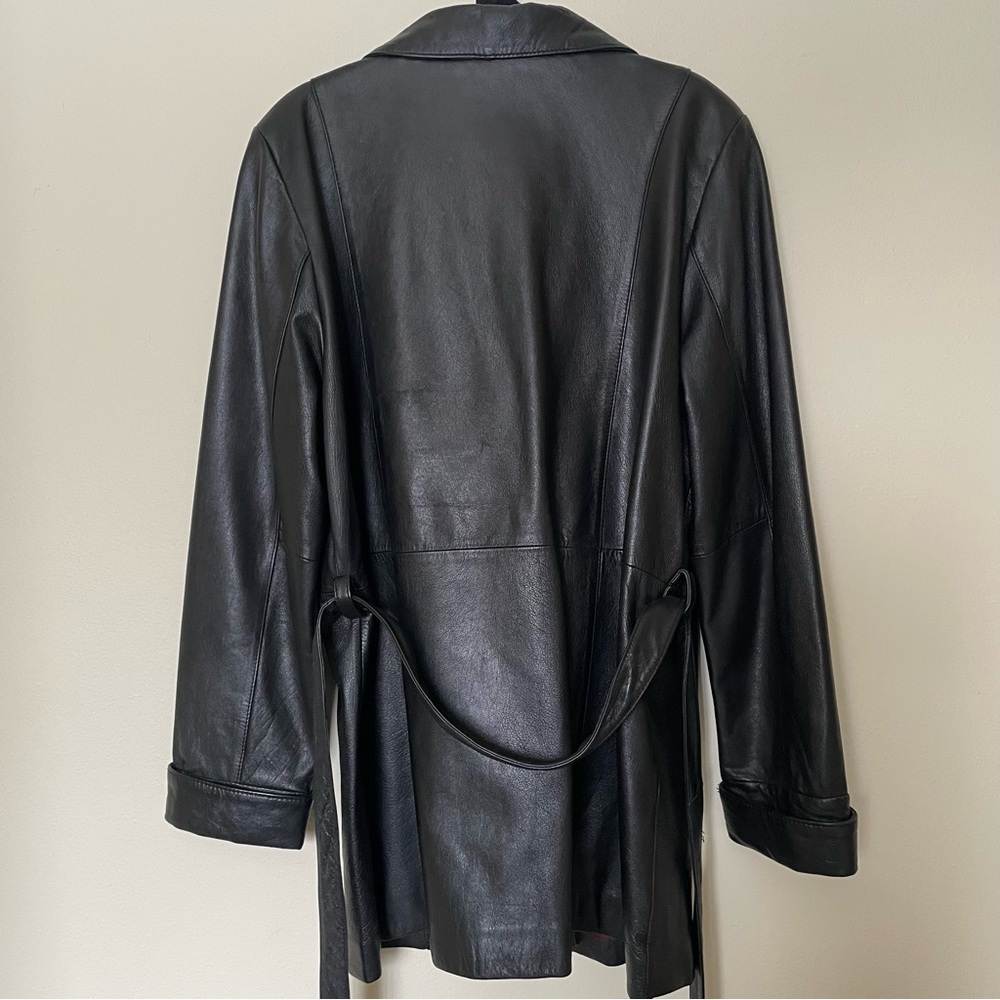 Wilson’s Leather Black Leather coat - Picture 3 of 8